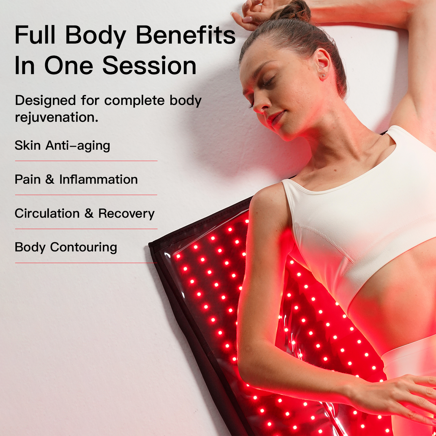 Megelin Red and Infrared Light Therapy Bag