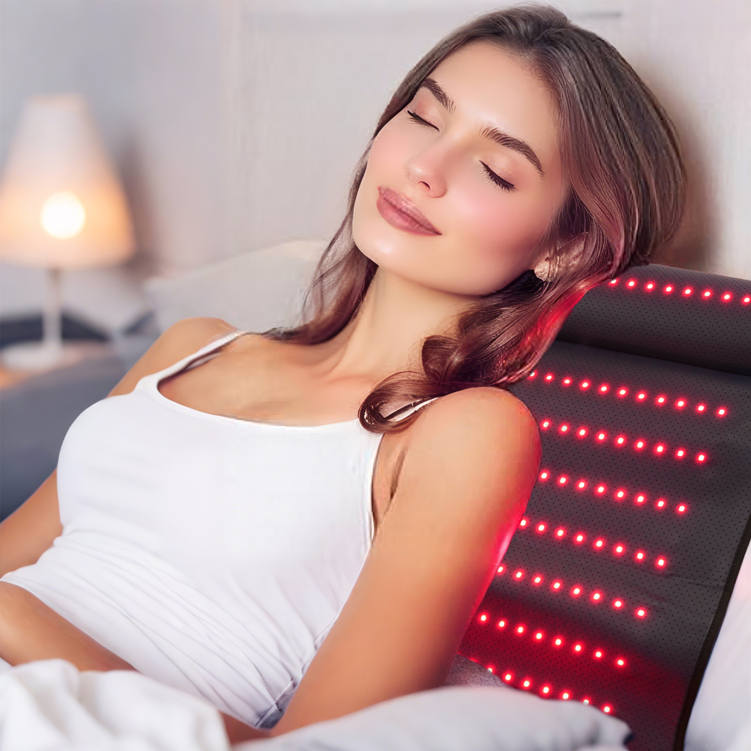 Megelin Red Light Therapy Pad with Neck Support