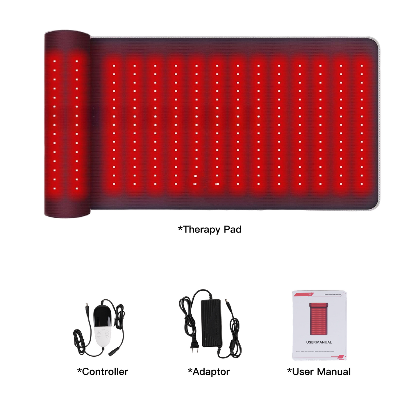 Megelin Red Light Therapy Pad with Neck Support